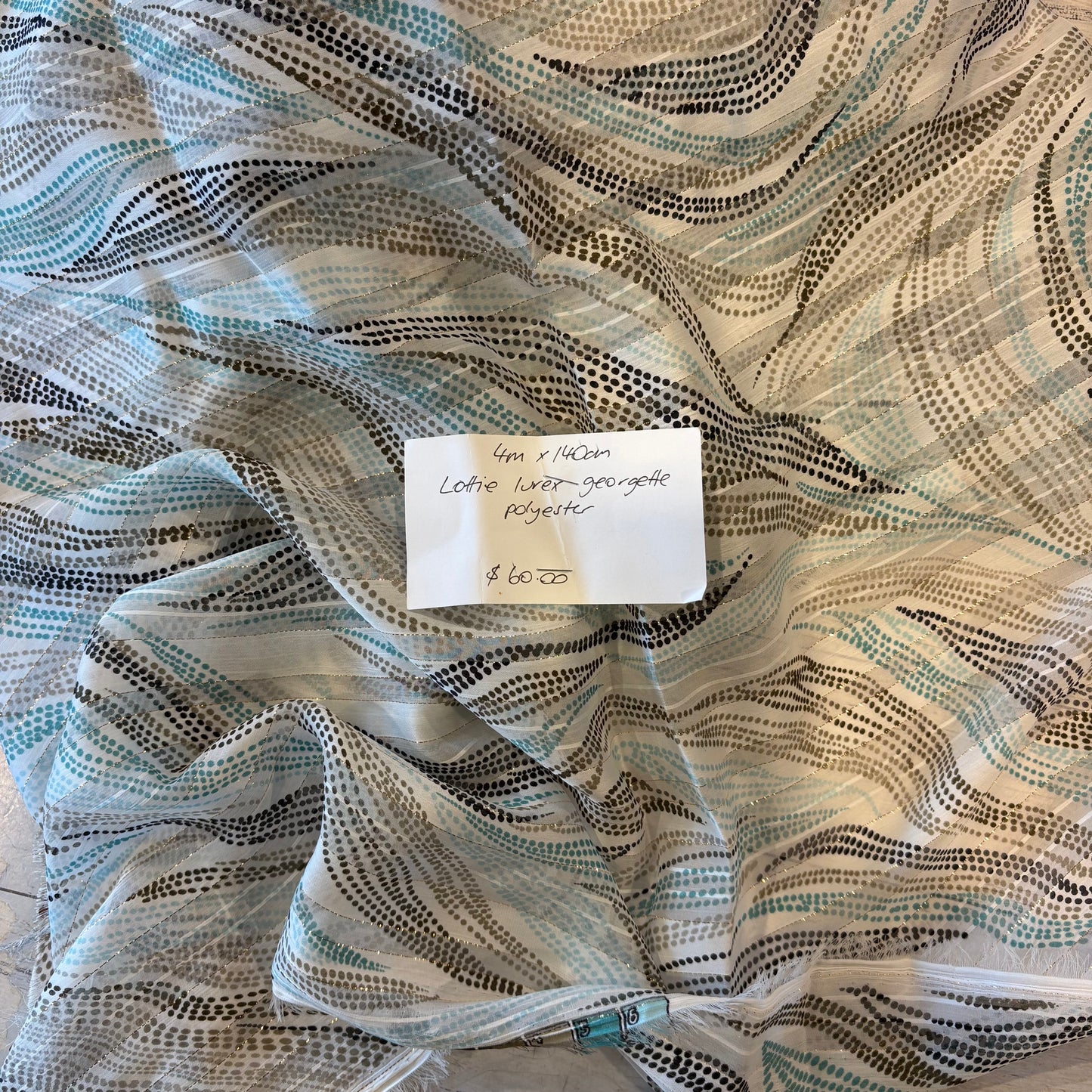 4m Lottie Lurex Georgette