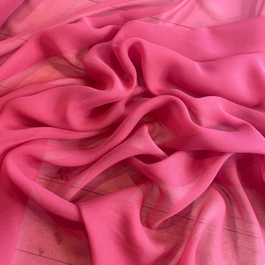 Sienna rose Silk Chiffon