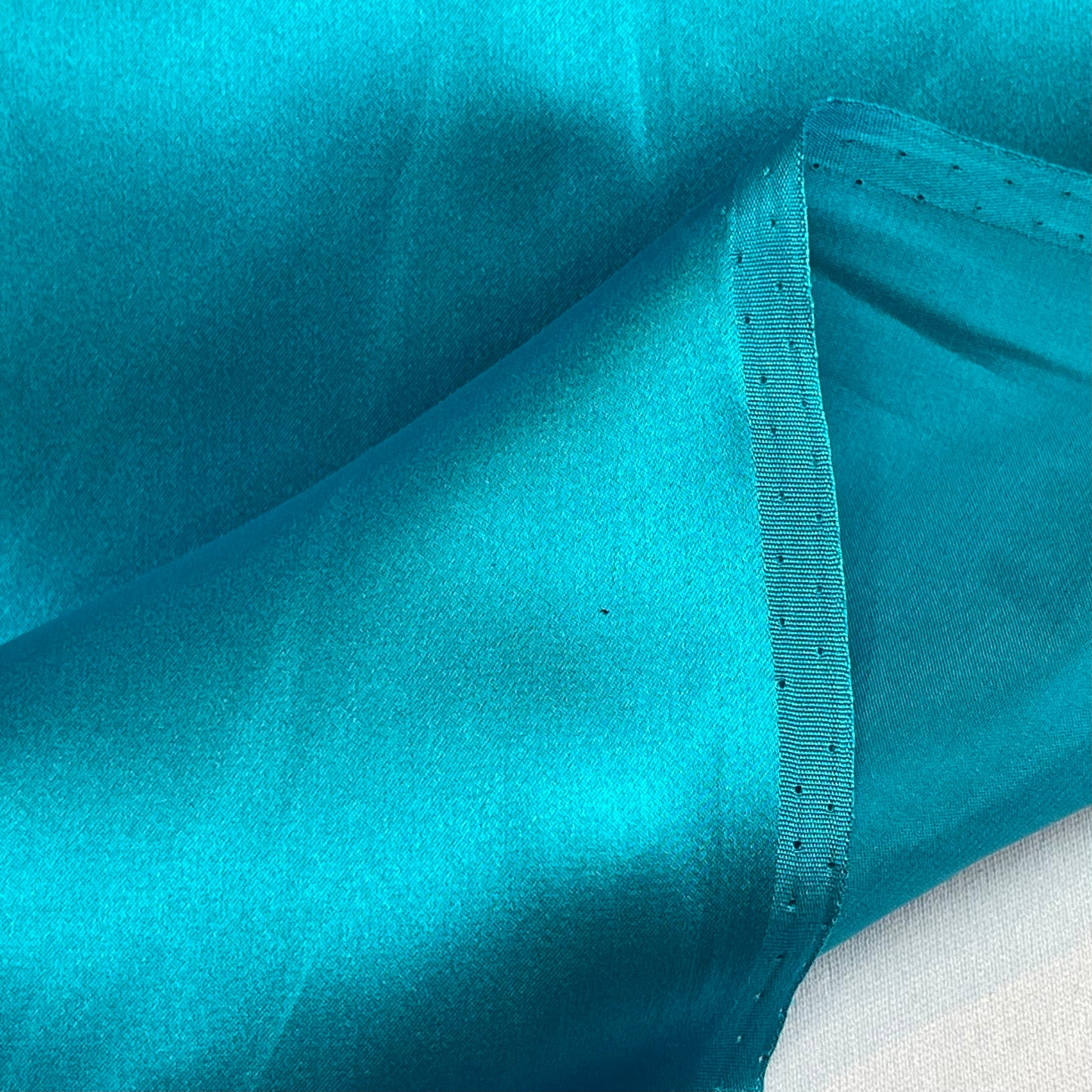 Aquamarine Silk Satin