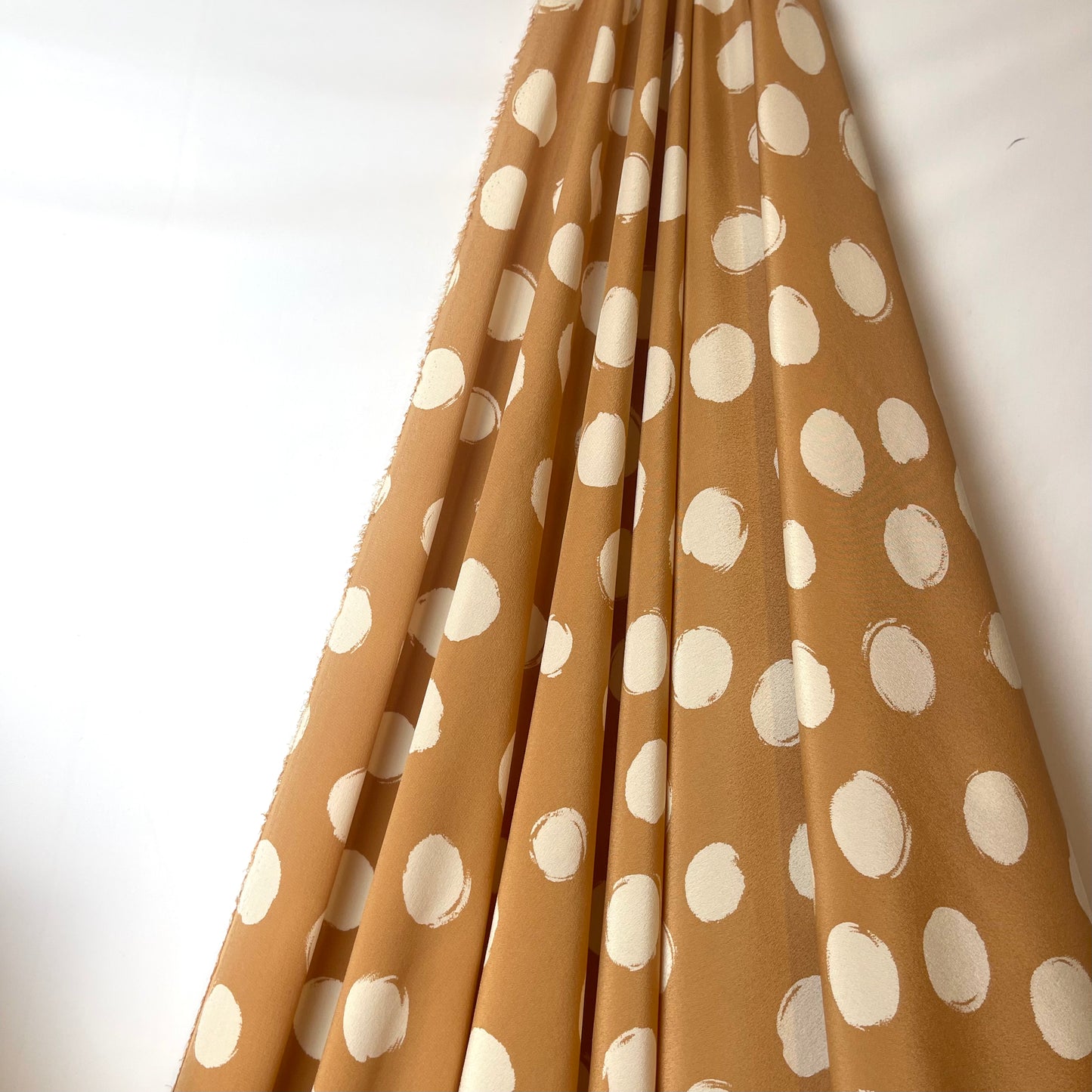 Sienna spot silk Crepe de Chine