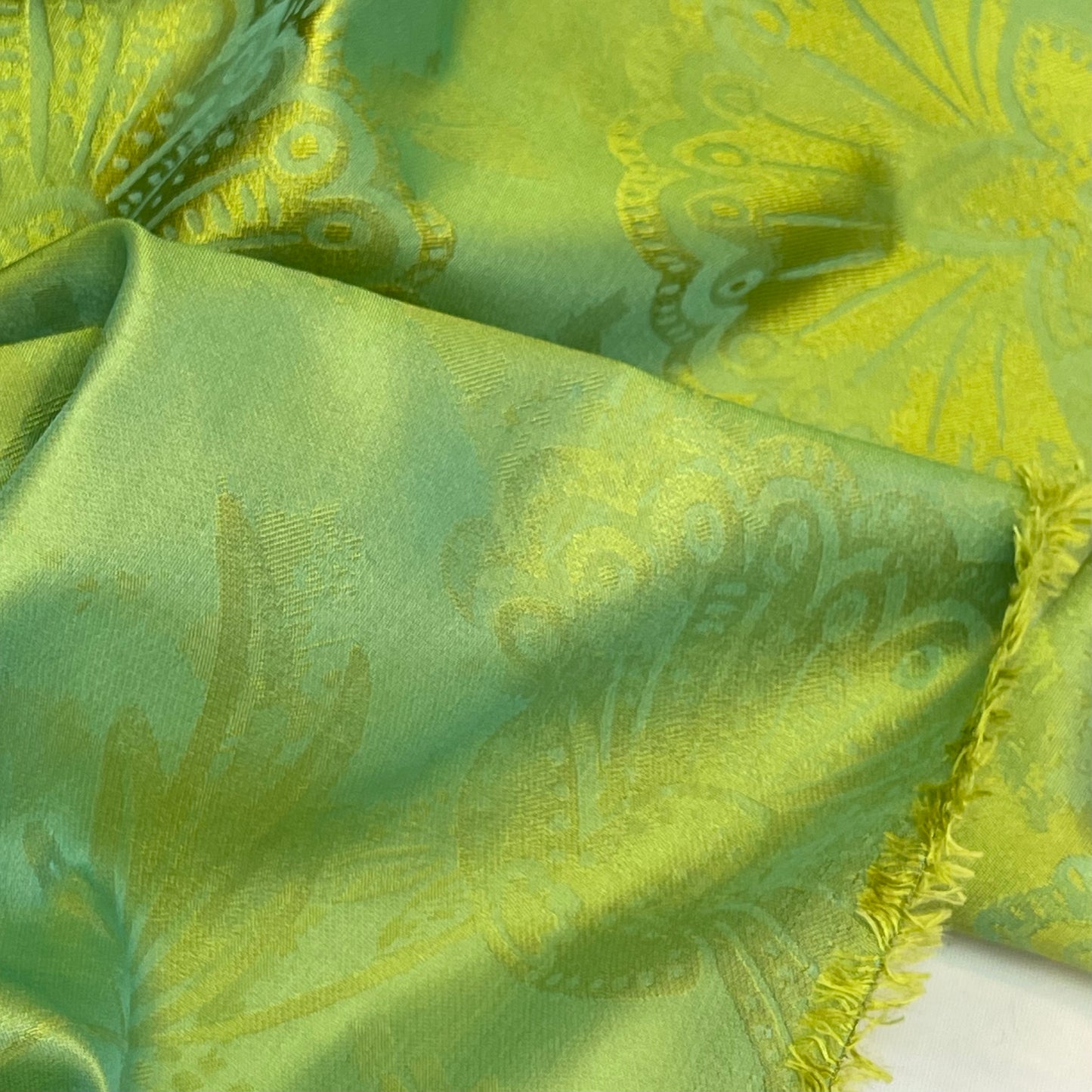 Orient fan jacquard taffeta