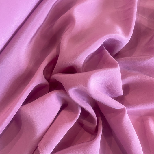 Orchid silk crepe de chine