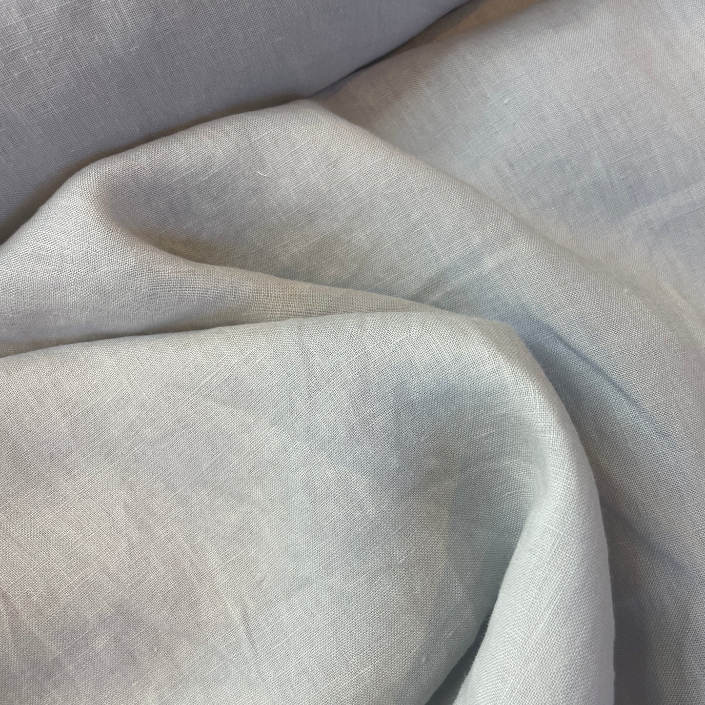 Cloud grey Organic Linen