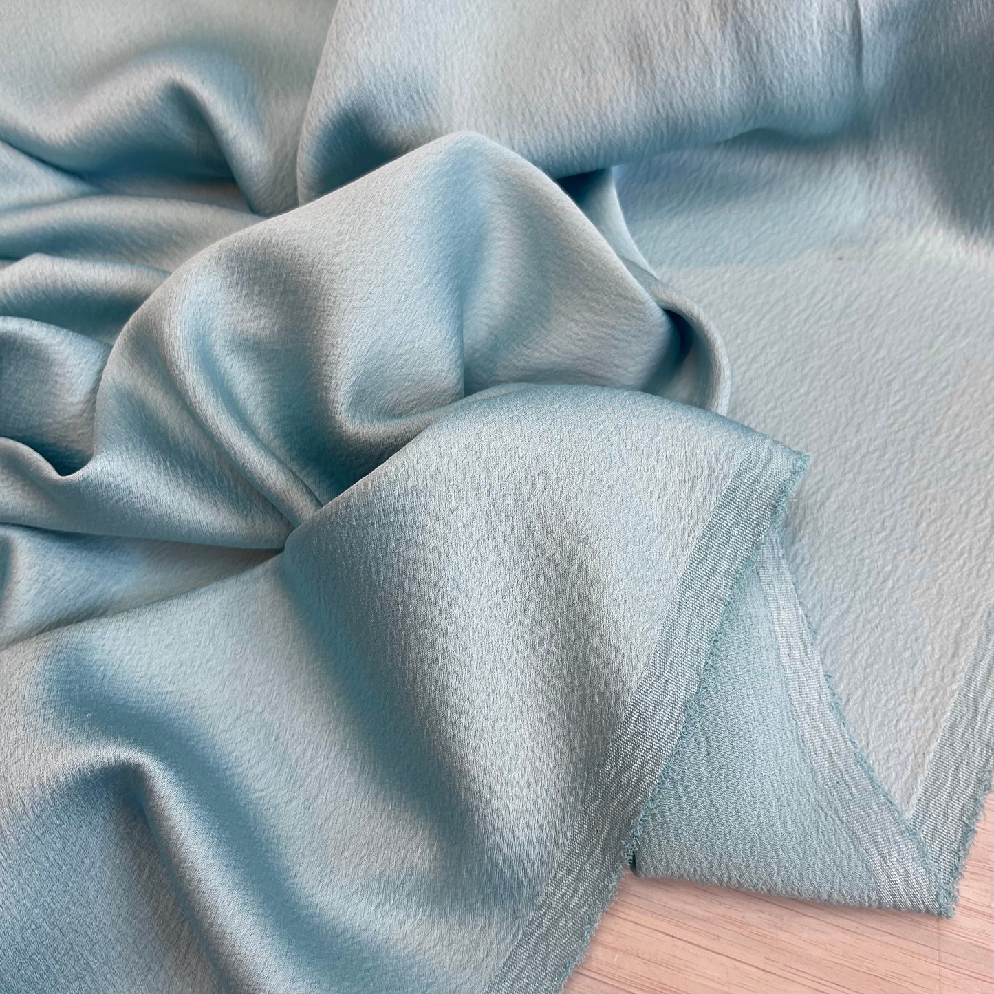 Ice Queen Luxe Drape Stretch Satin