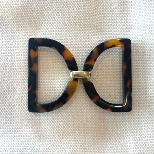 Tortoise shell D buckle