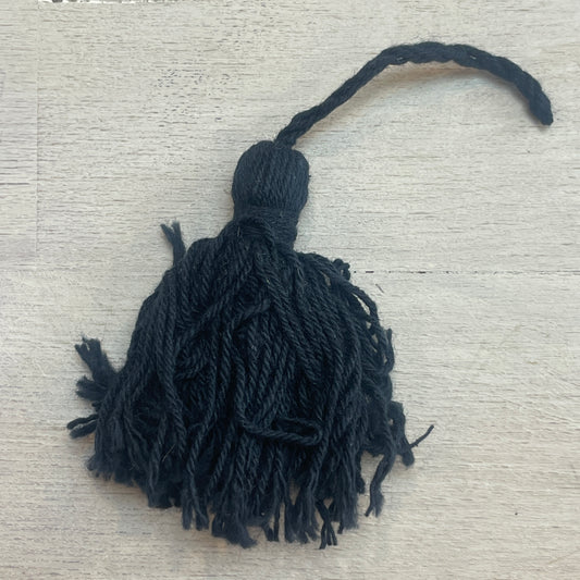 Navy cotton 50mm tassel