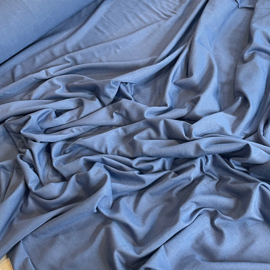 Denim blue  viscose jersey
