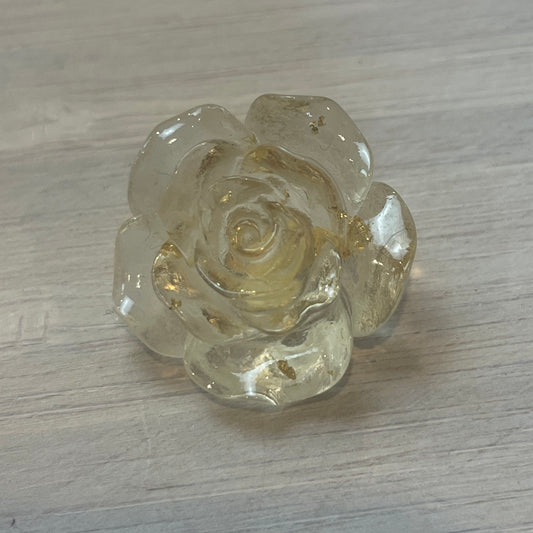 gilded rose  flower button