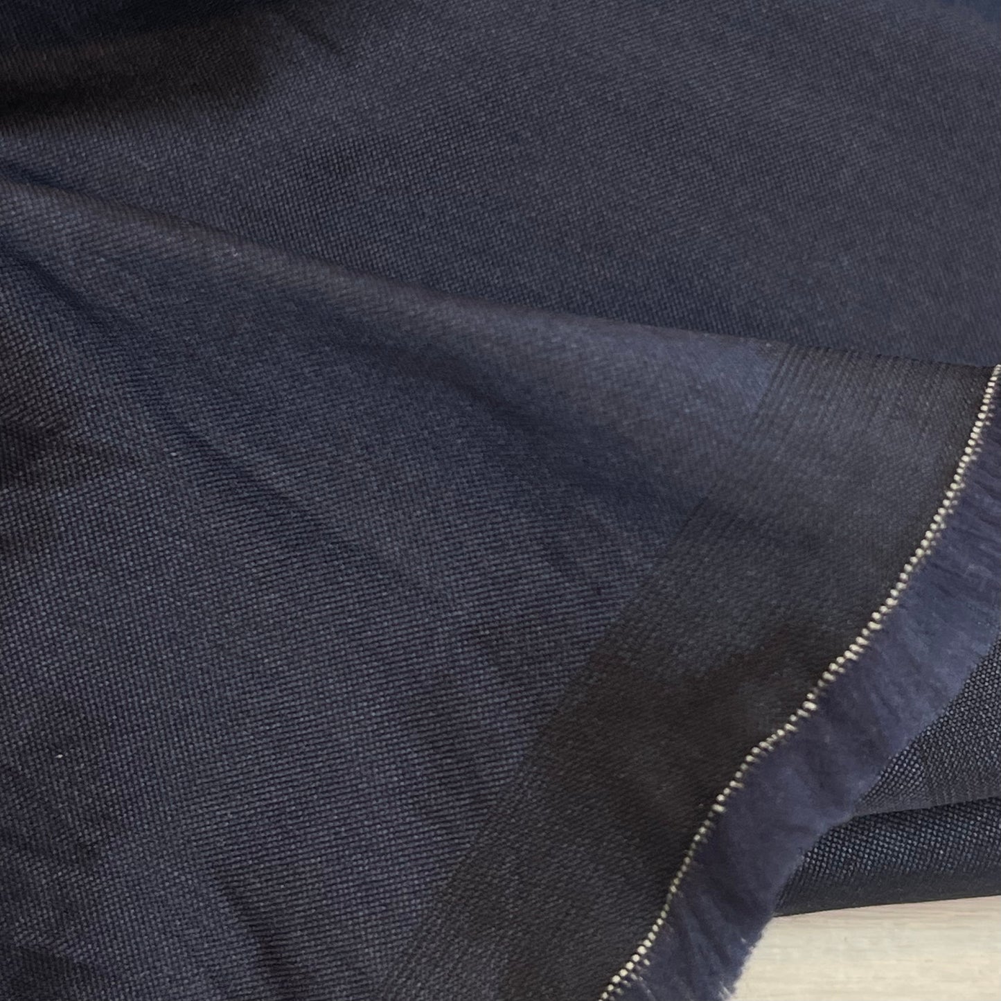 80cm indigo silk look lightweight taffeta