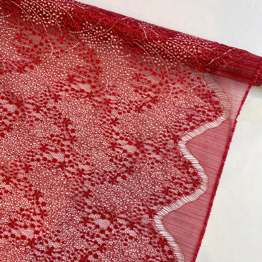 1.6mtrs Panel Ruby Trails Scallop Lace