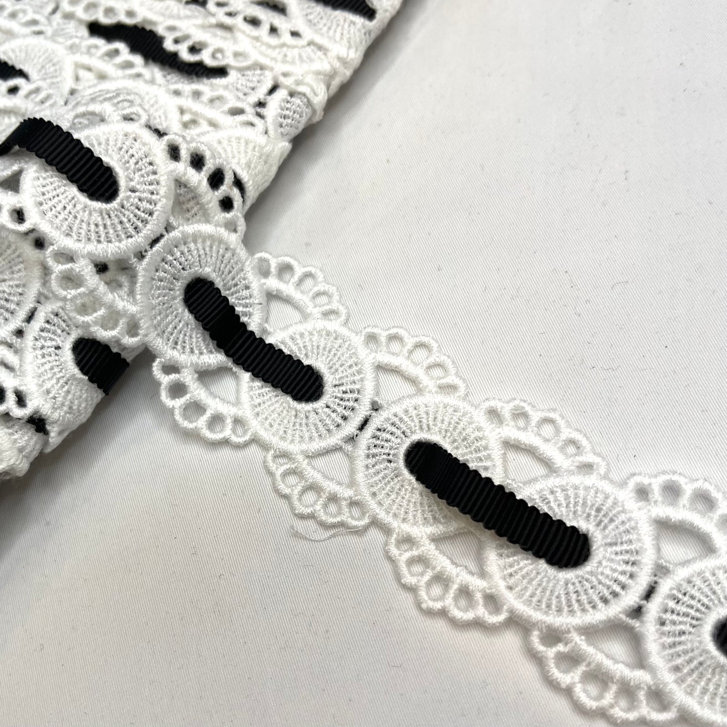 Harper Threaded Ribbon Lace