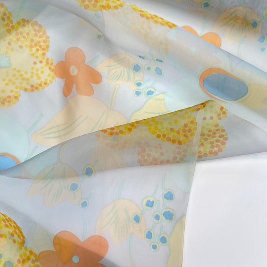 Fanta flower Silk Organza