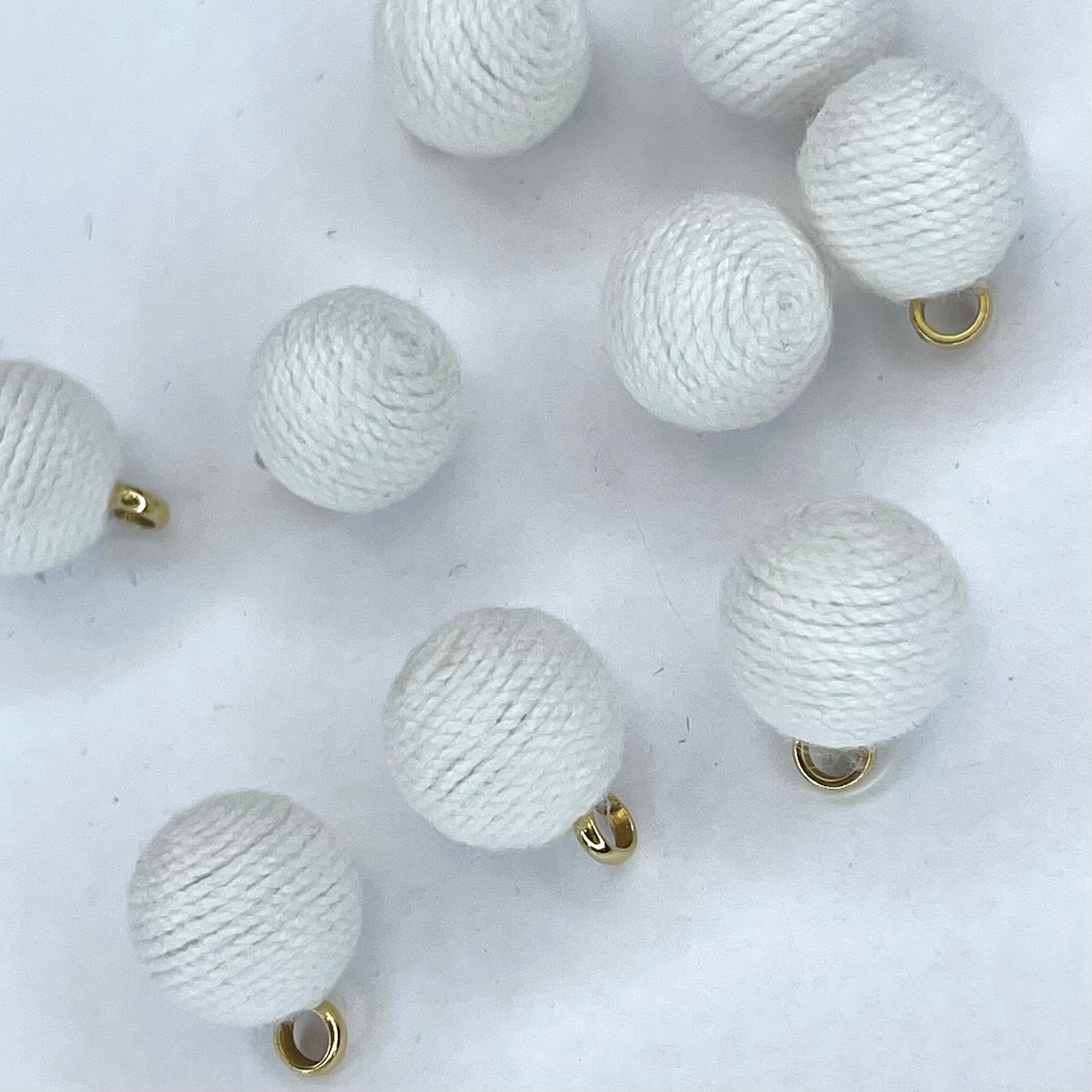 Cotton Corded Bobble Button Ivory – The Maker Society