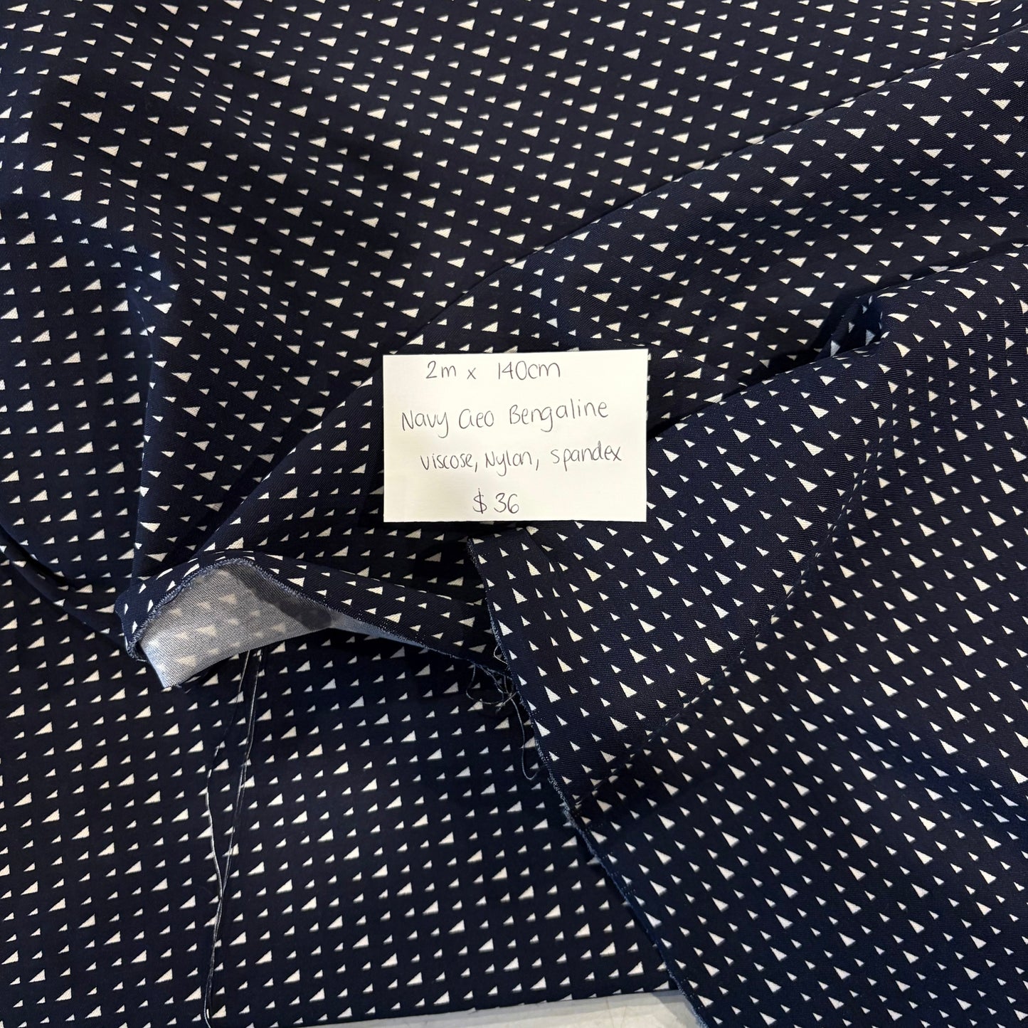 2m Navy Geo Bengaline