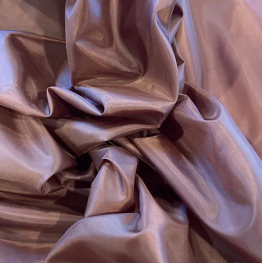 Milk chocolate polyester dress lining