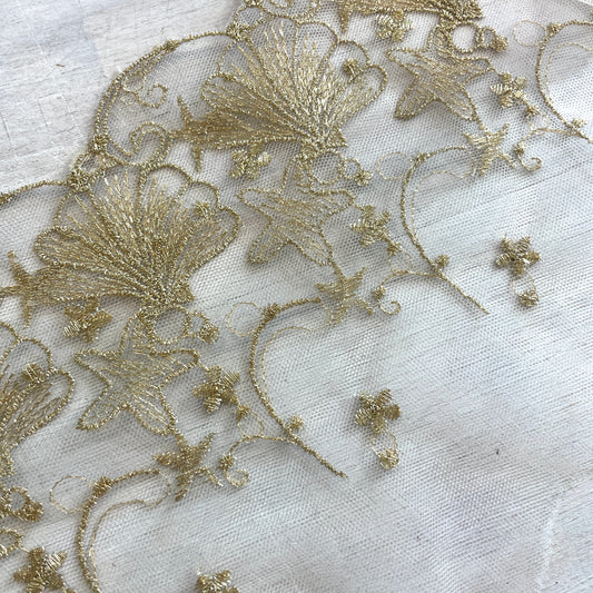 Mermaid princess Embroidered Lace
