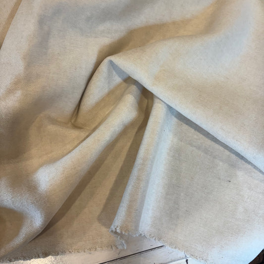 1m Cream Wool Blend Coating