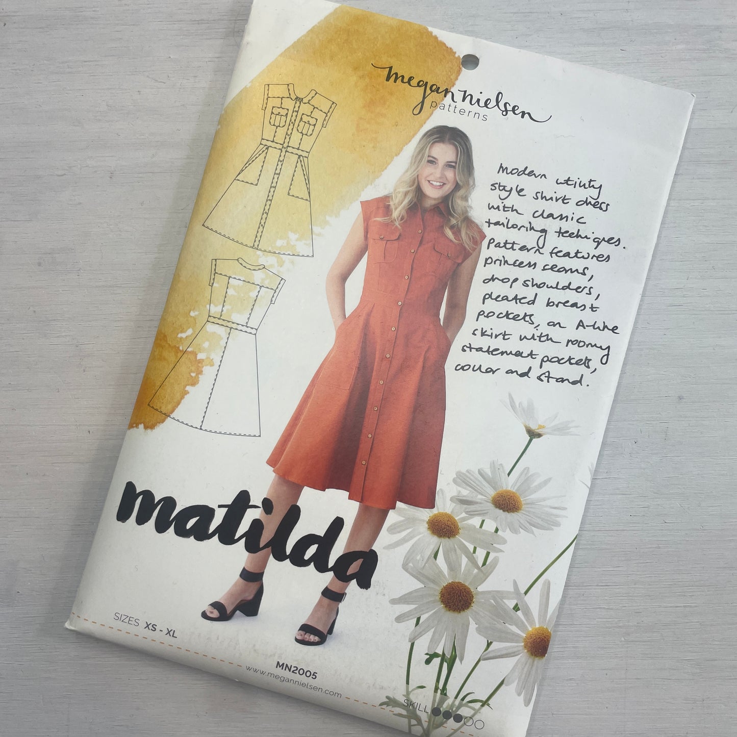 Megan Nielsen Matilda dress paper pattern