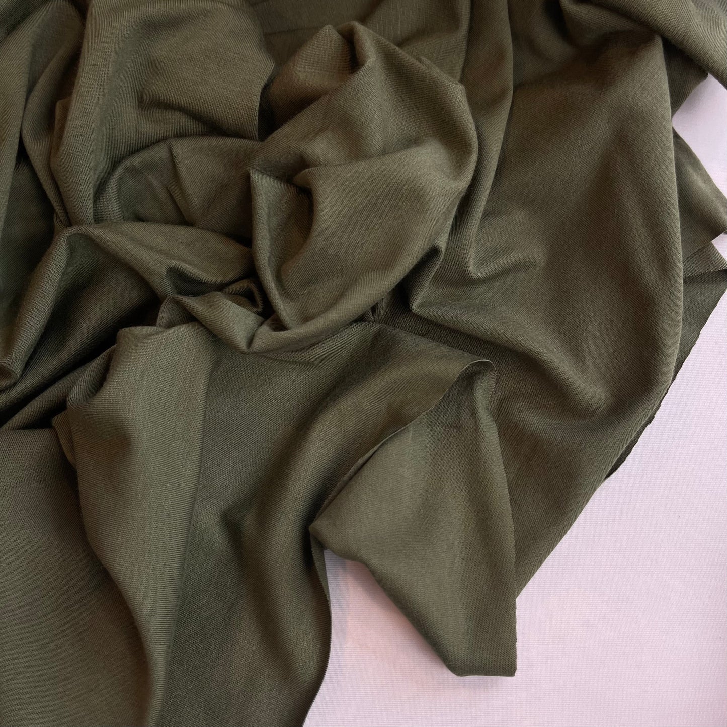 Woodland Green Viscose Jersey