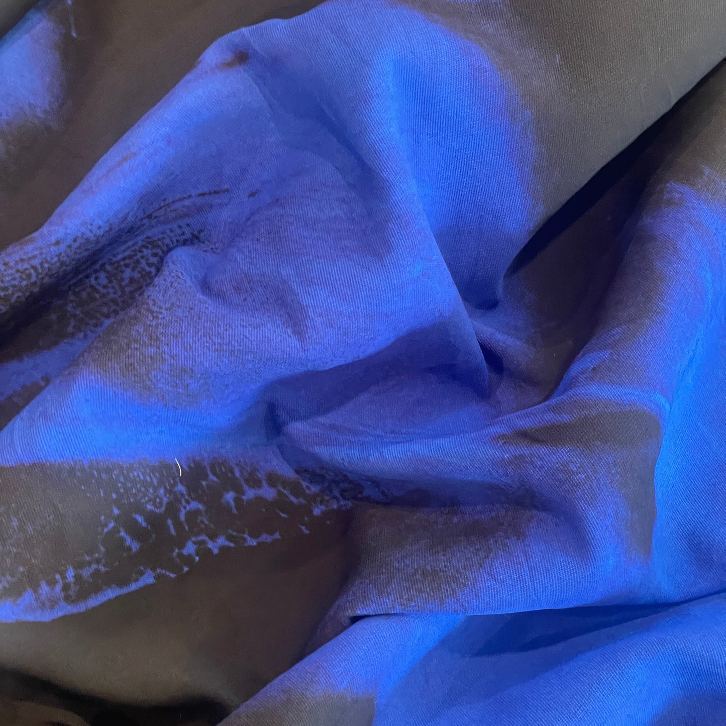 Royal brushstrokes stretch viscose crepe