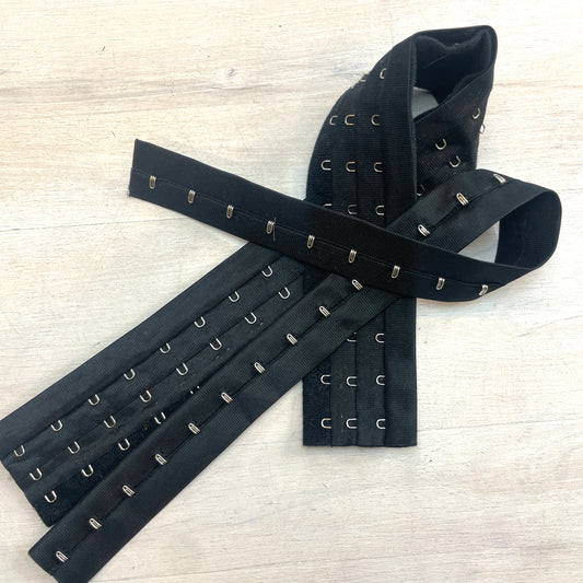 black 26 Hook Bra Back