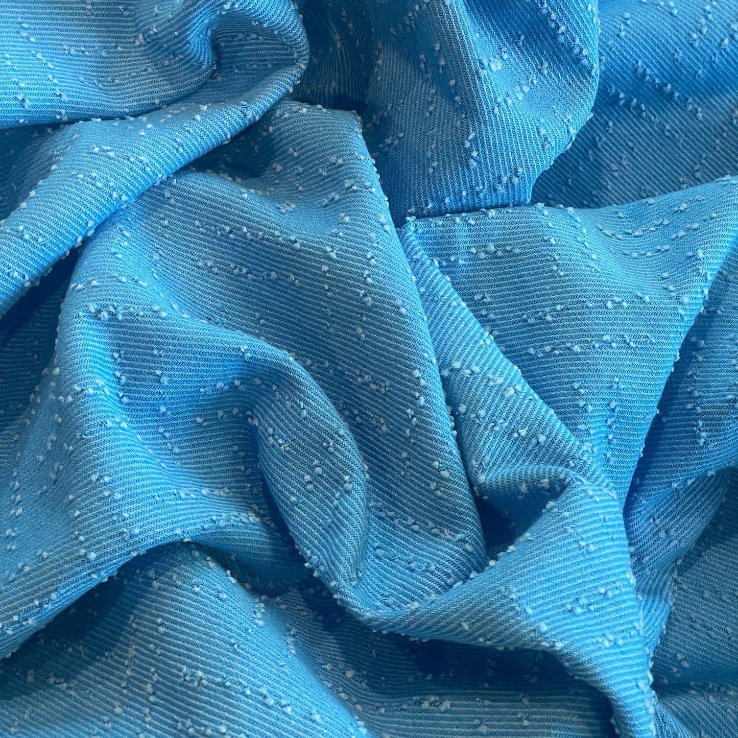 Cerulean textured denim
