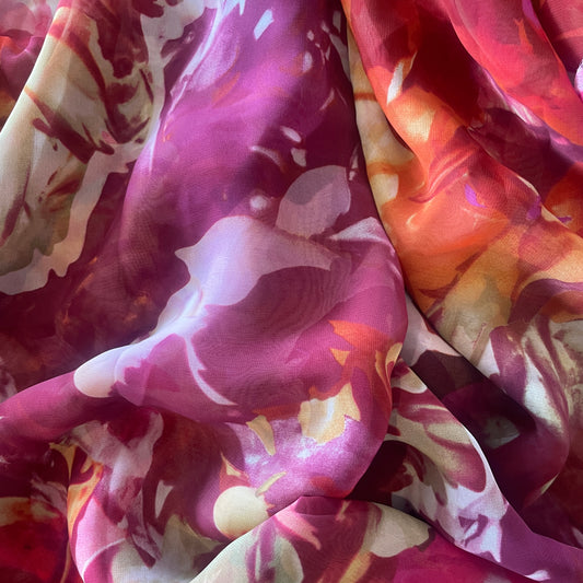 4m blushes digital print chiffon