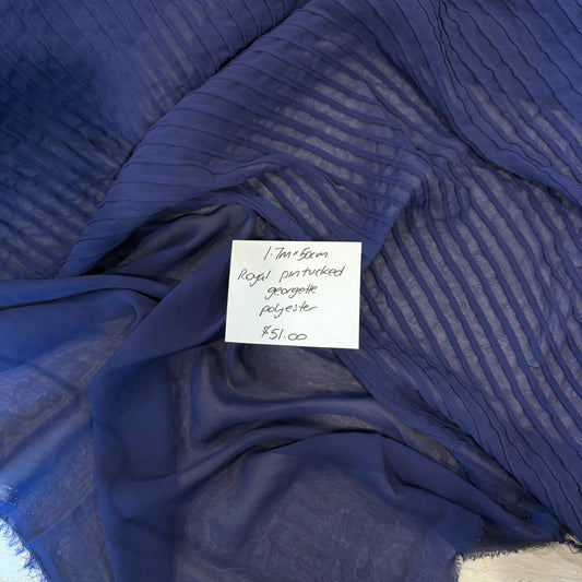 1.7m Royal Pintucked Georgette