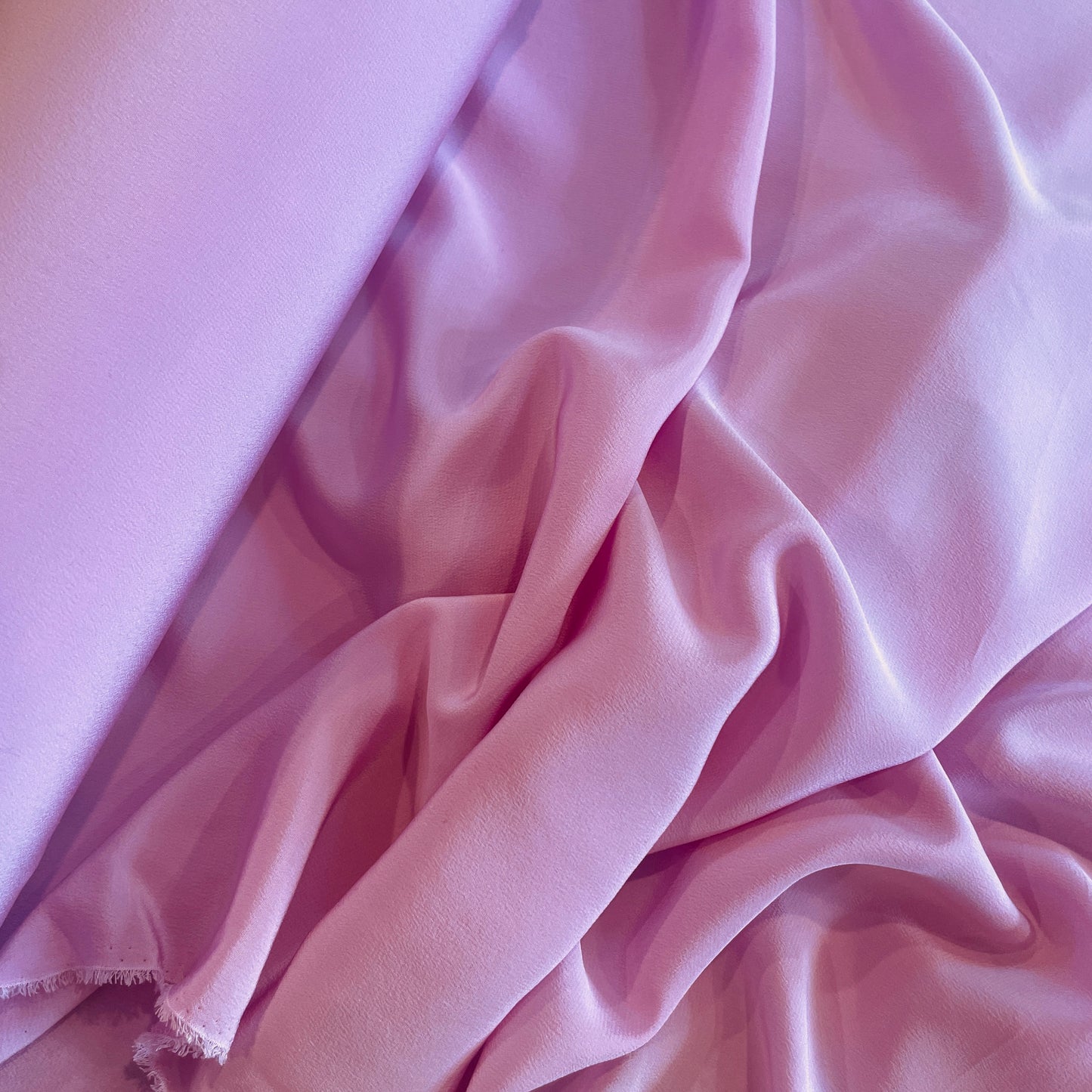 Orchid light weight stretch  silk crepe de chine