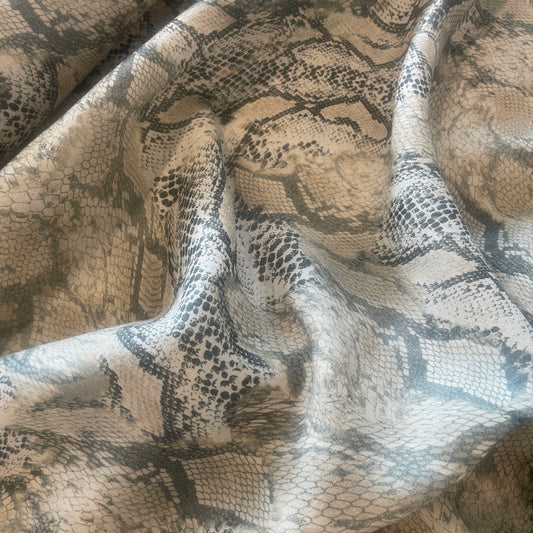 Natural snakeskin linen
