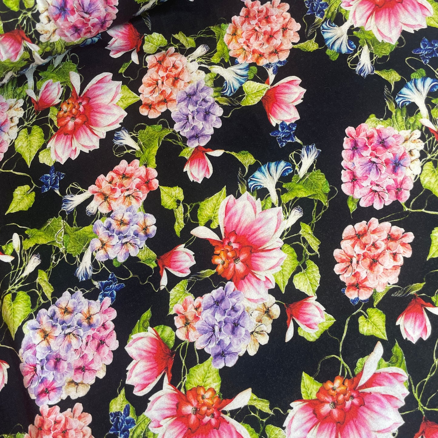 Garden in bloom viscose jersey