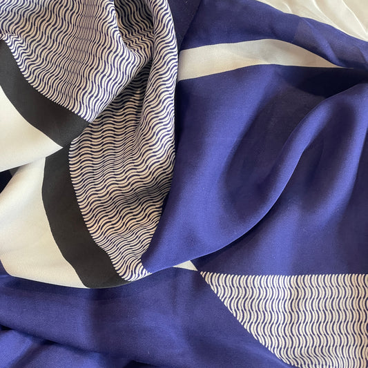 Art block silk crepe de chine