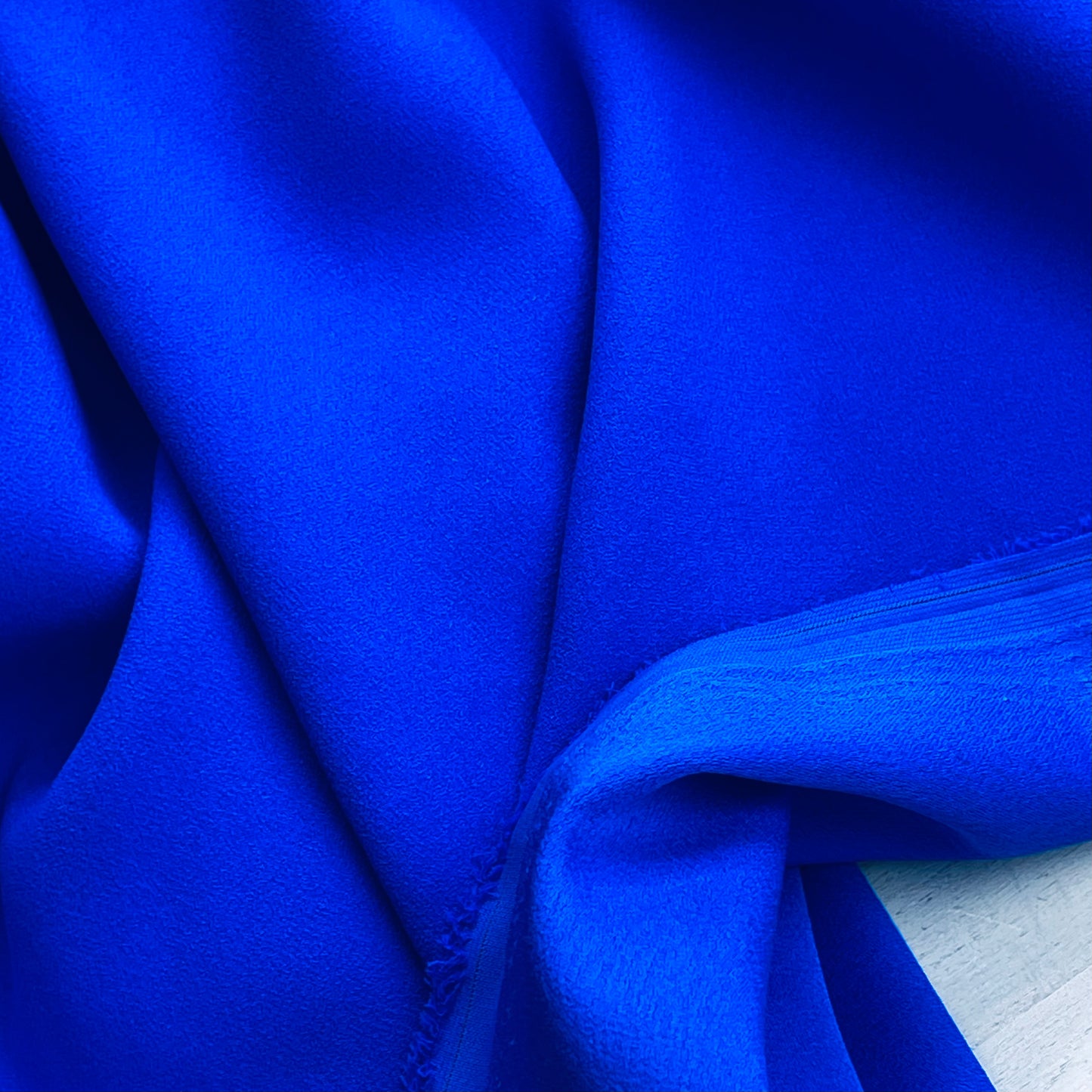 Cobalt Satin Back Crepe