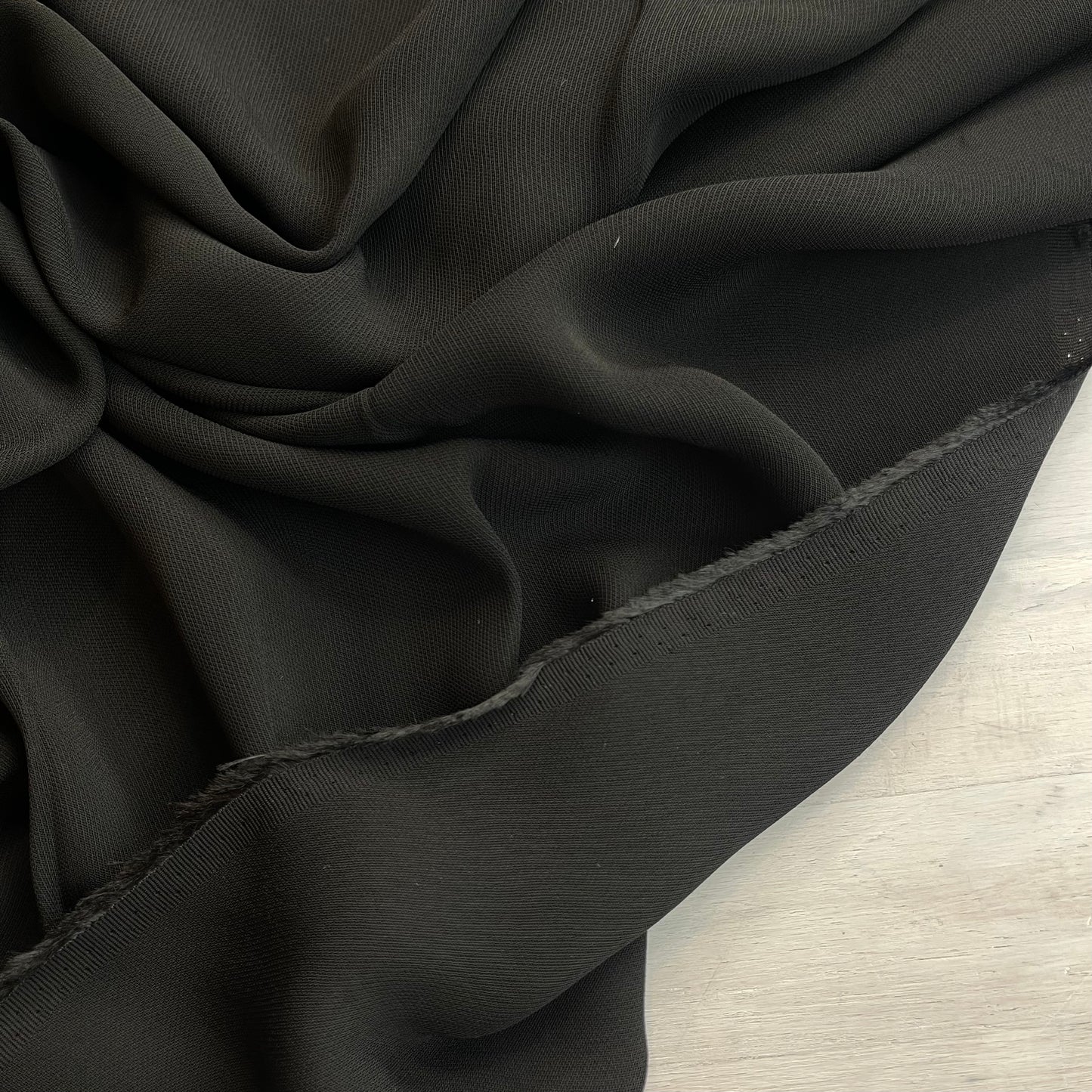 Moda Black Luxury Drape Viscose Twill