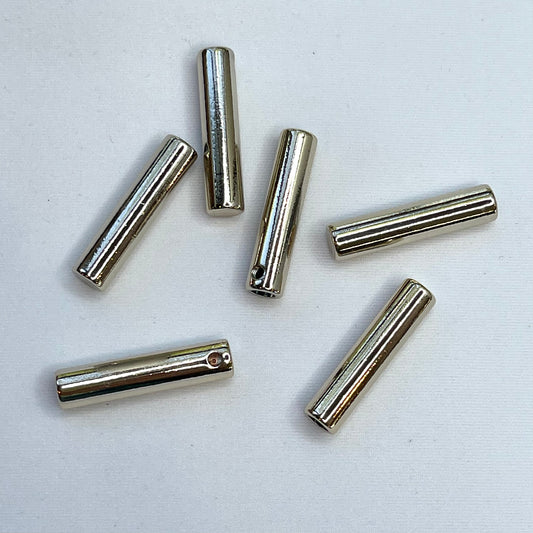 Gold Metal Tube Toggle Ends