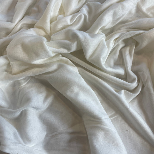 Lola cream cotton viscose single knit