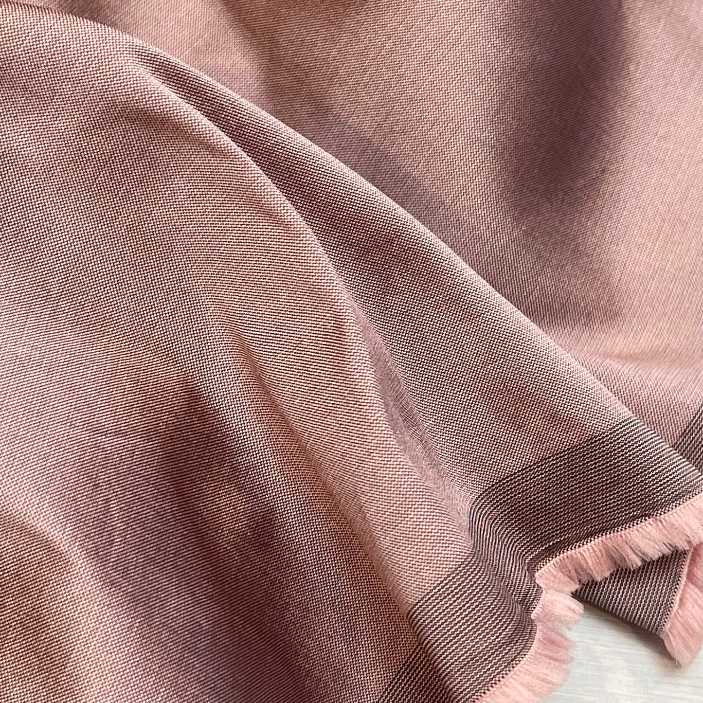 80cm dusty pink silk look lightweight taffeta