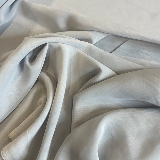 Tilly cloud grey georgette