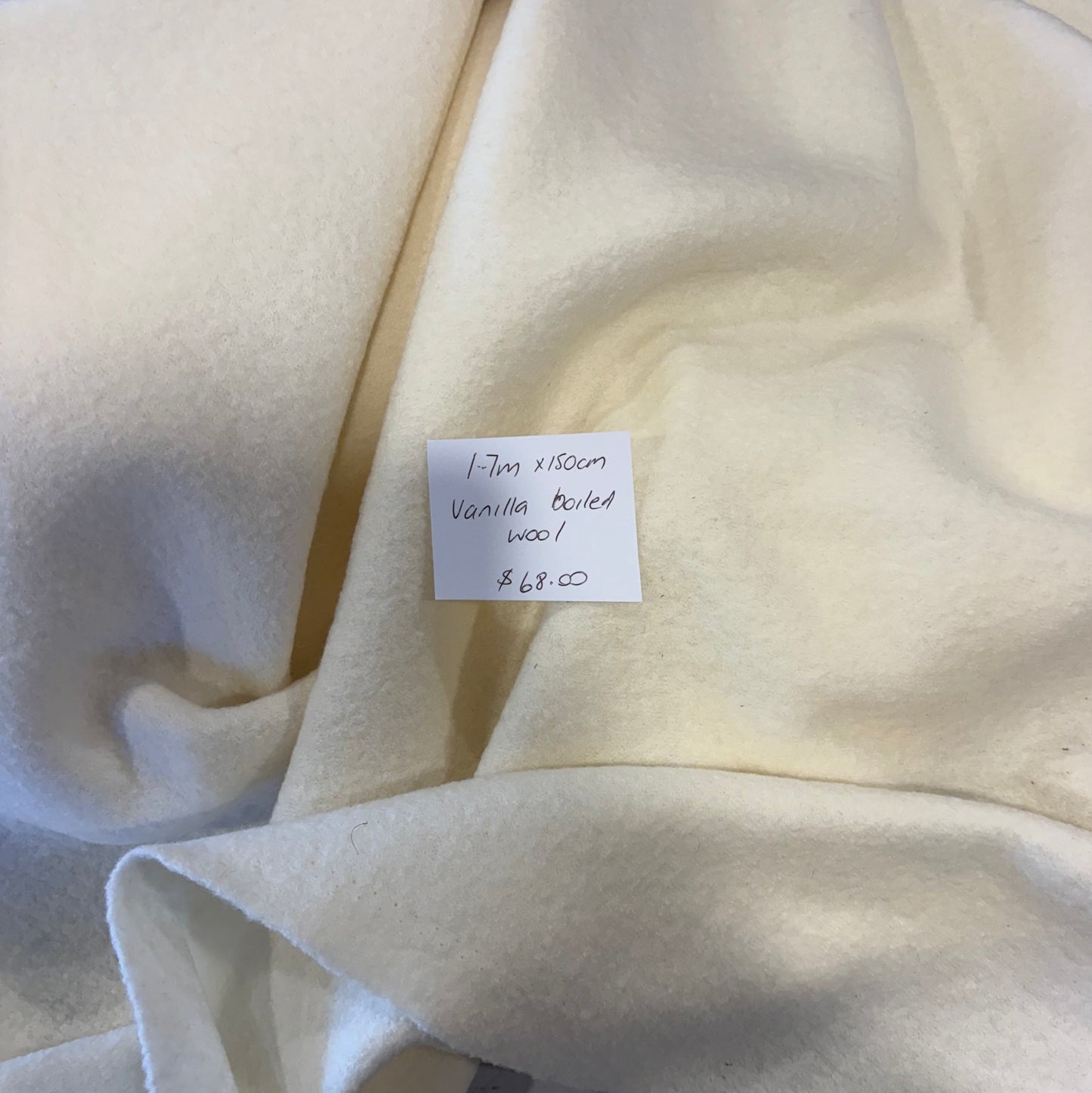 1.7m Vanilla Boiled Wool