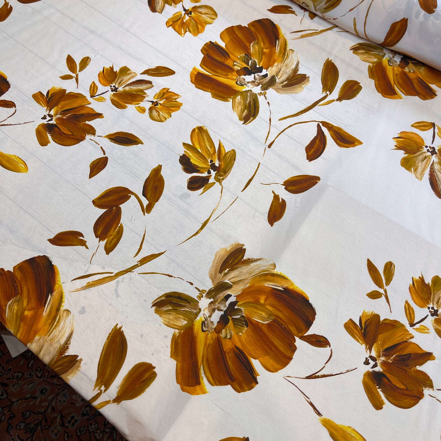 Marigold Garden Silk Chemouse