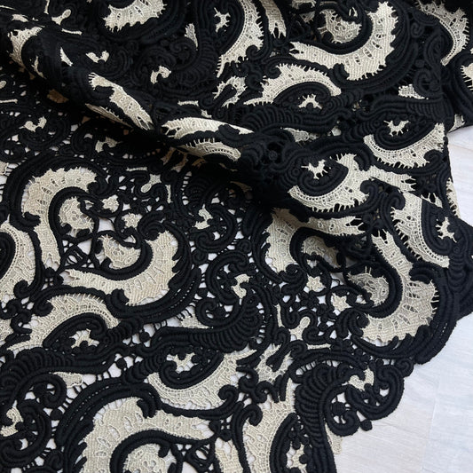 Baroque Heavy Ornate Guipure Lace