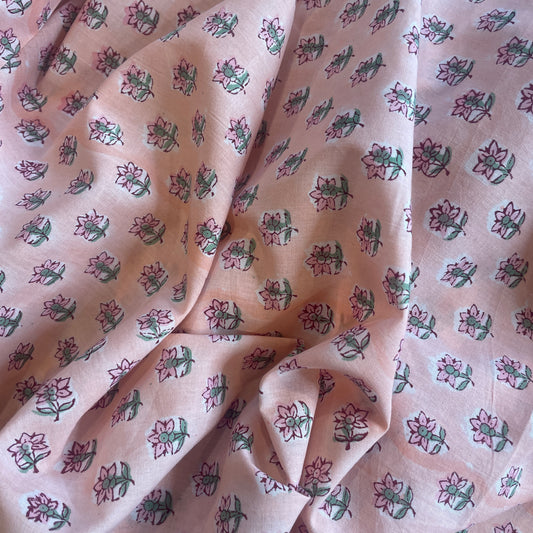 Charminar block print cotton voile