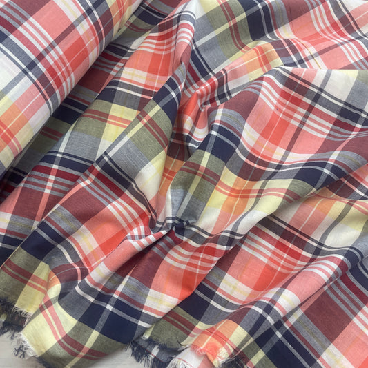 Sorento check Cotton Shirting