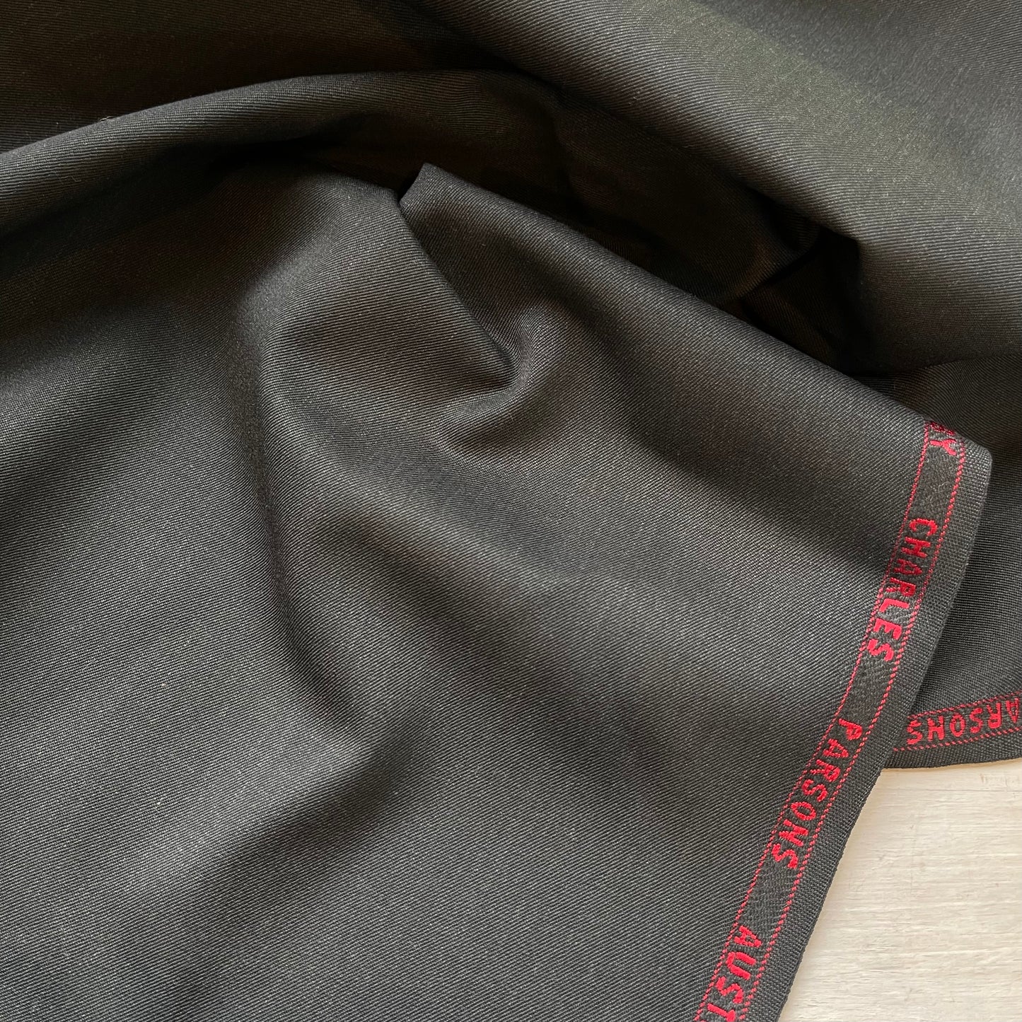 2.3mtrs Charcoal Wool Suiting