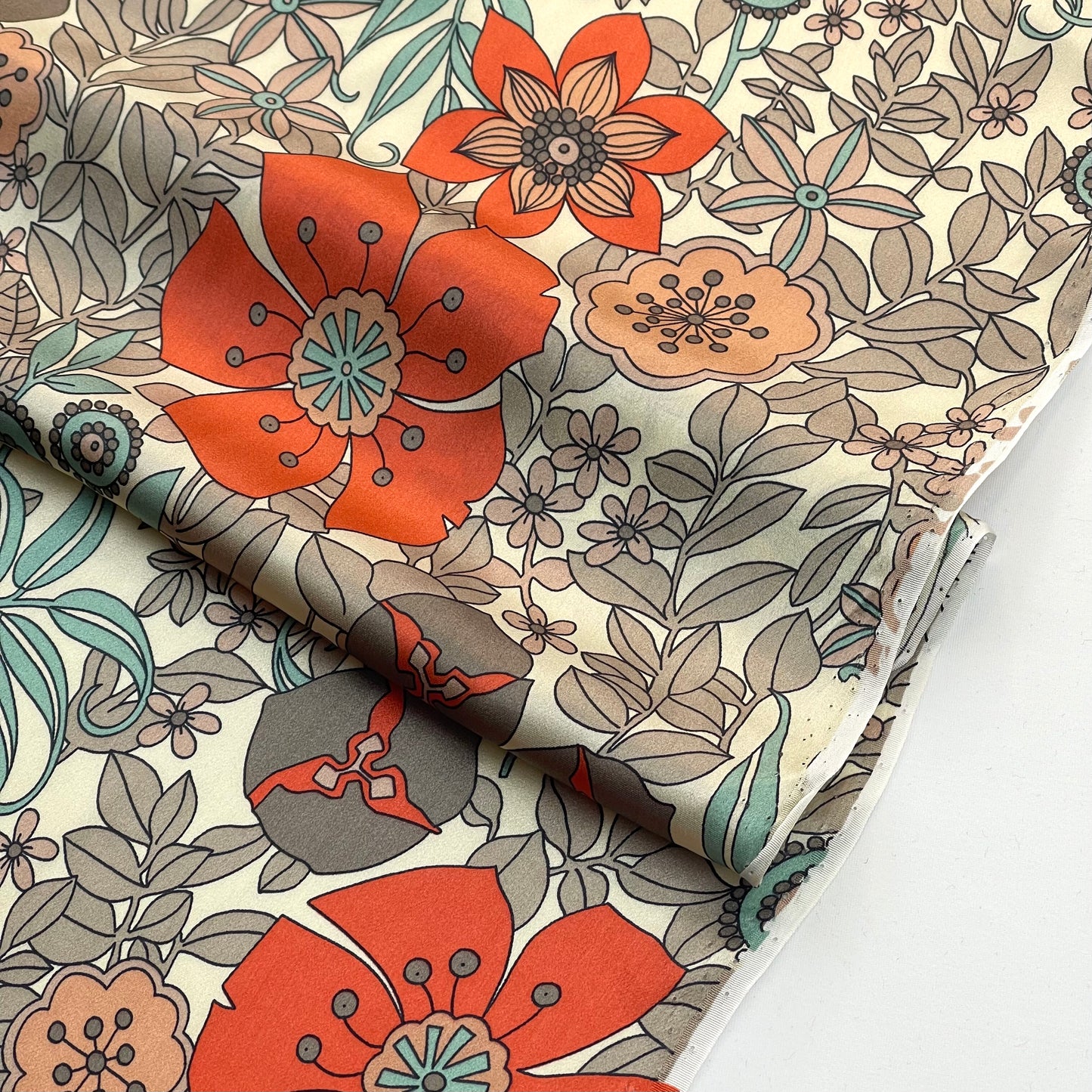 Harlow Garden Fine Silk Satin