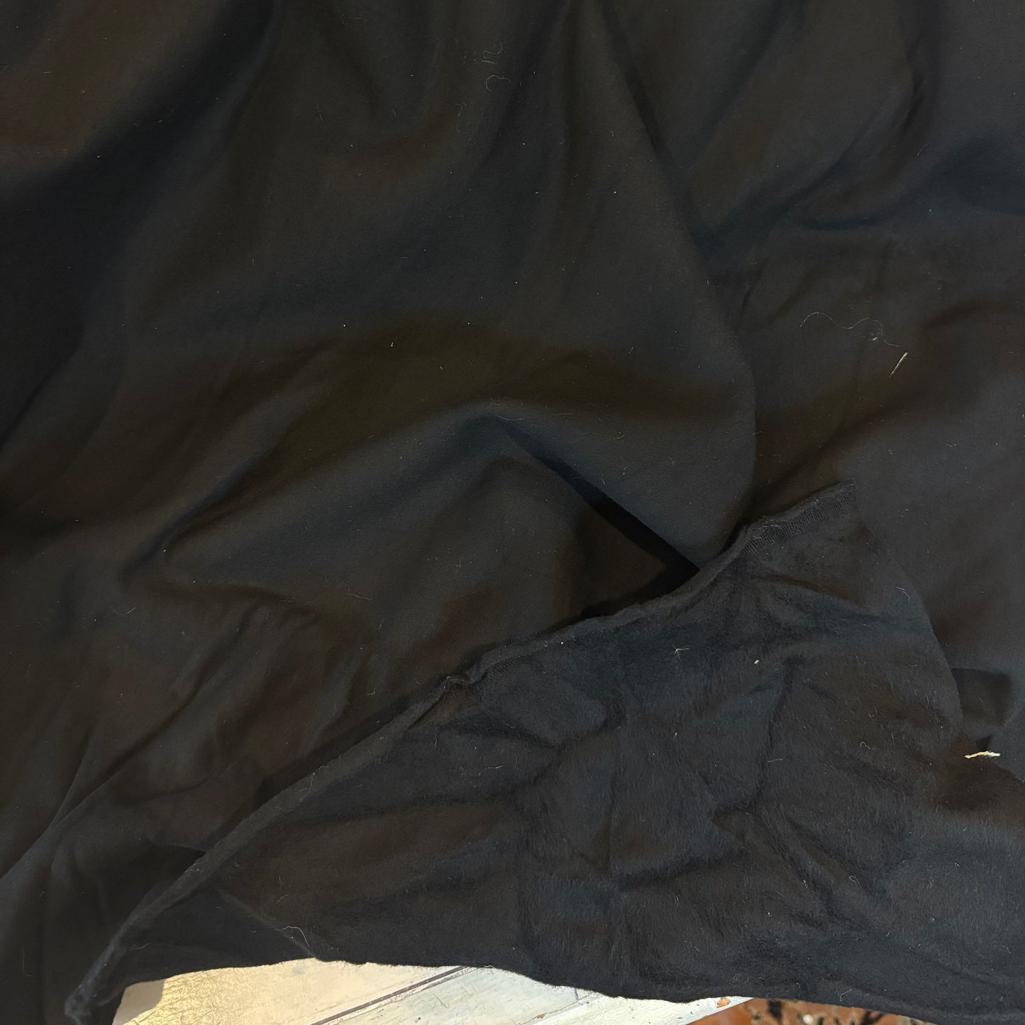 3.3m Black two way stretch fleece