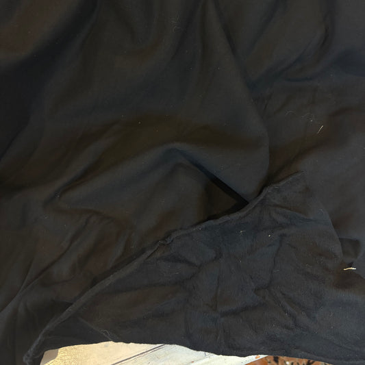 3.3m Black two way stretch fleece