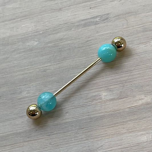 Turquoise Gold Decorative Accessory