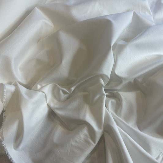 White ultra soft viscose cotton lawn