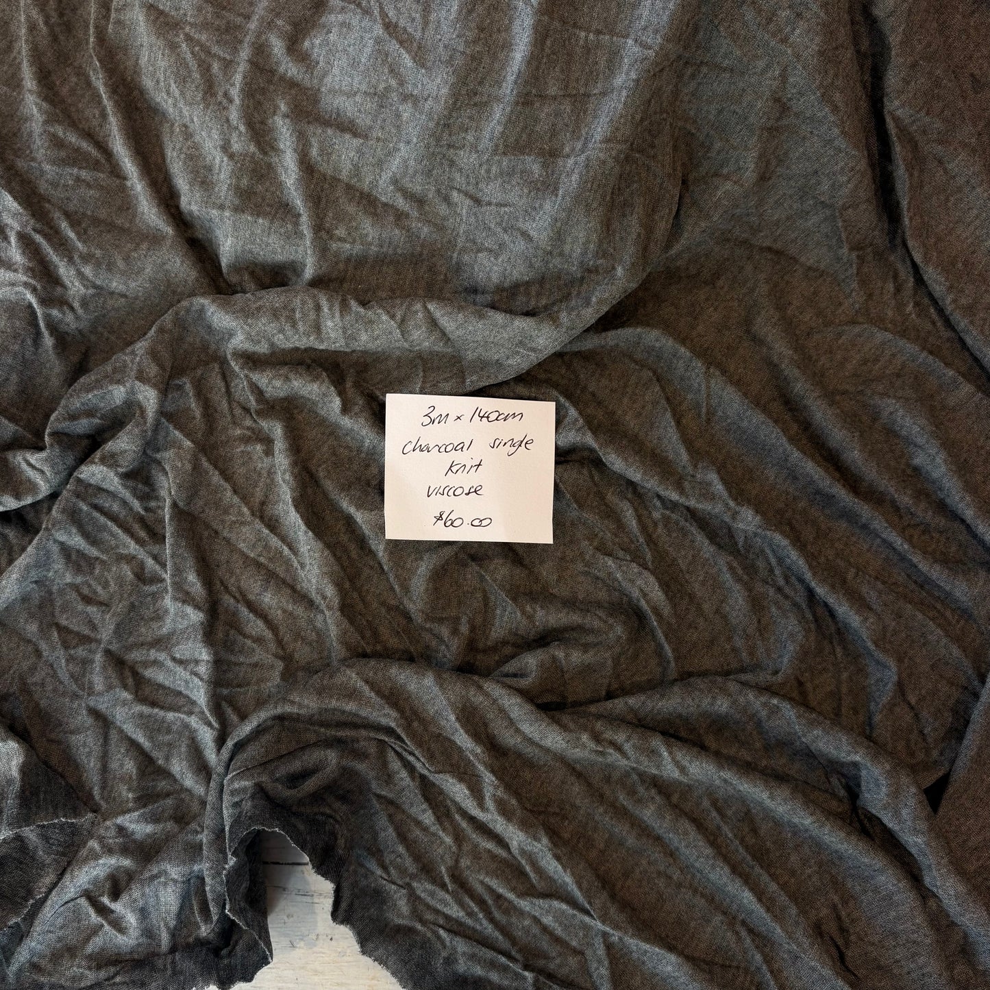 3m Charcoal Single Knit